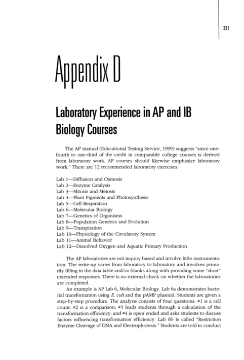 How to write appendices in a lab report