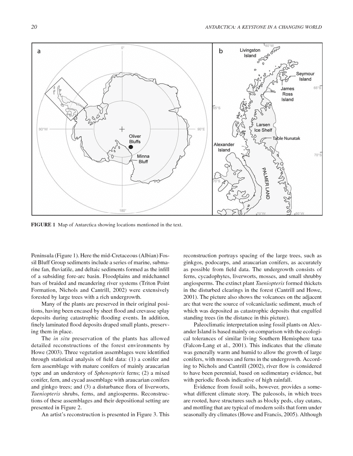 100 Million Years Of Antarctic Climate Evolution Evidence From Fossil Plants J E Francis A Ashworth D J Cantrill J A Crame J Howe R Stephens A M Tosolini And V Thorn Antarctica