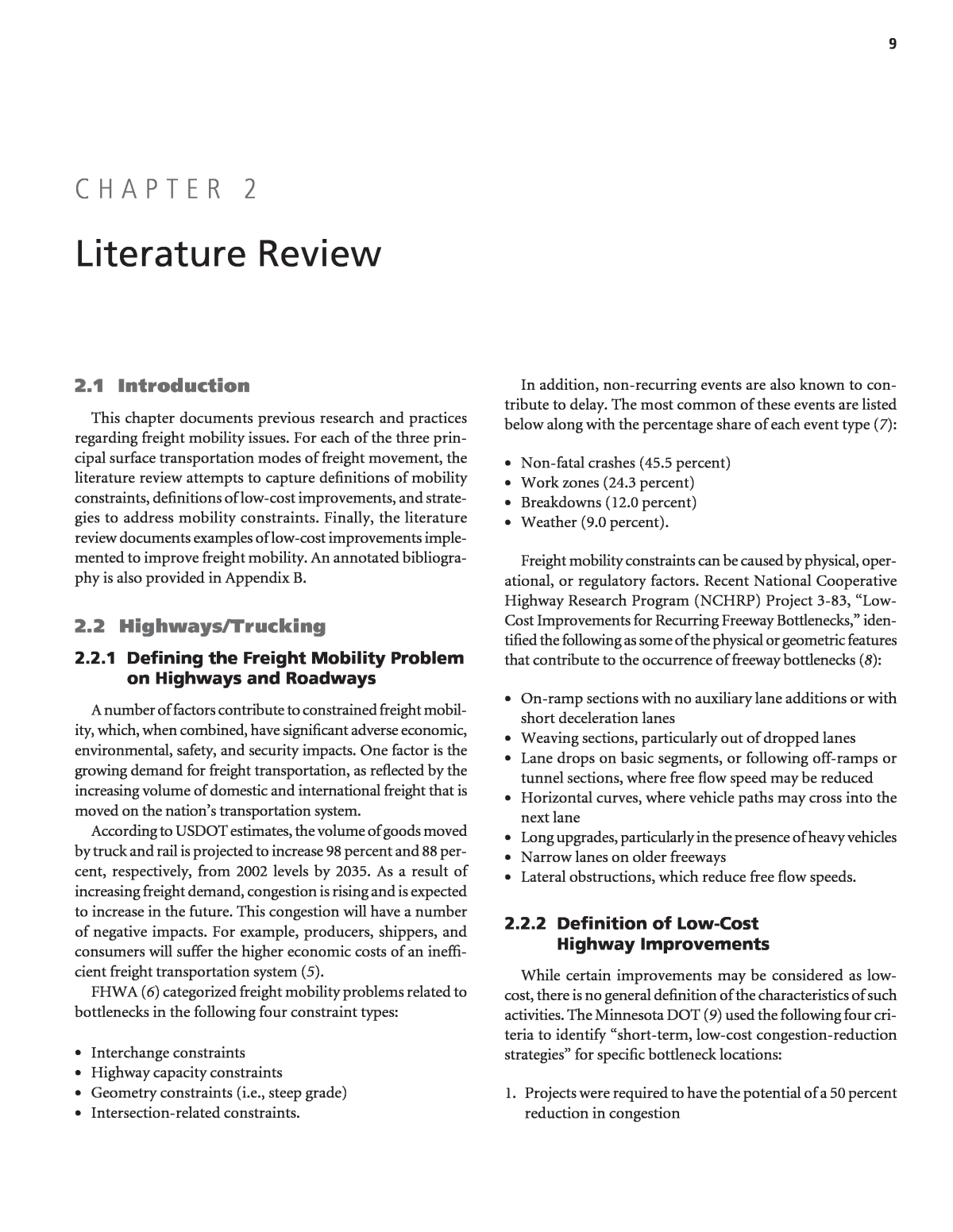 Literature review for ordering system