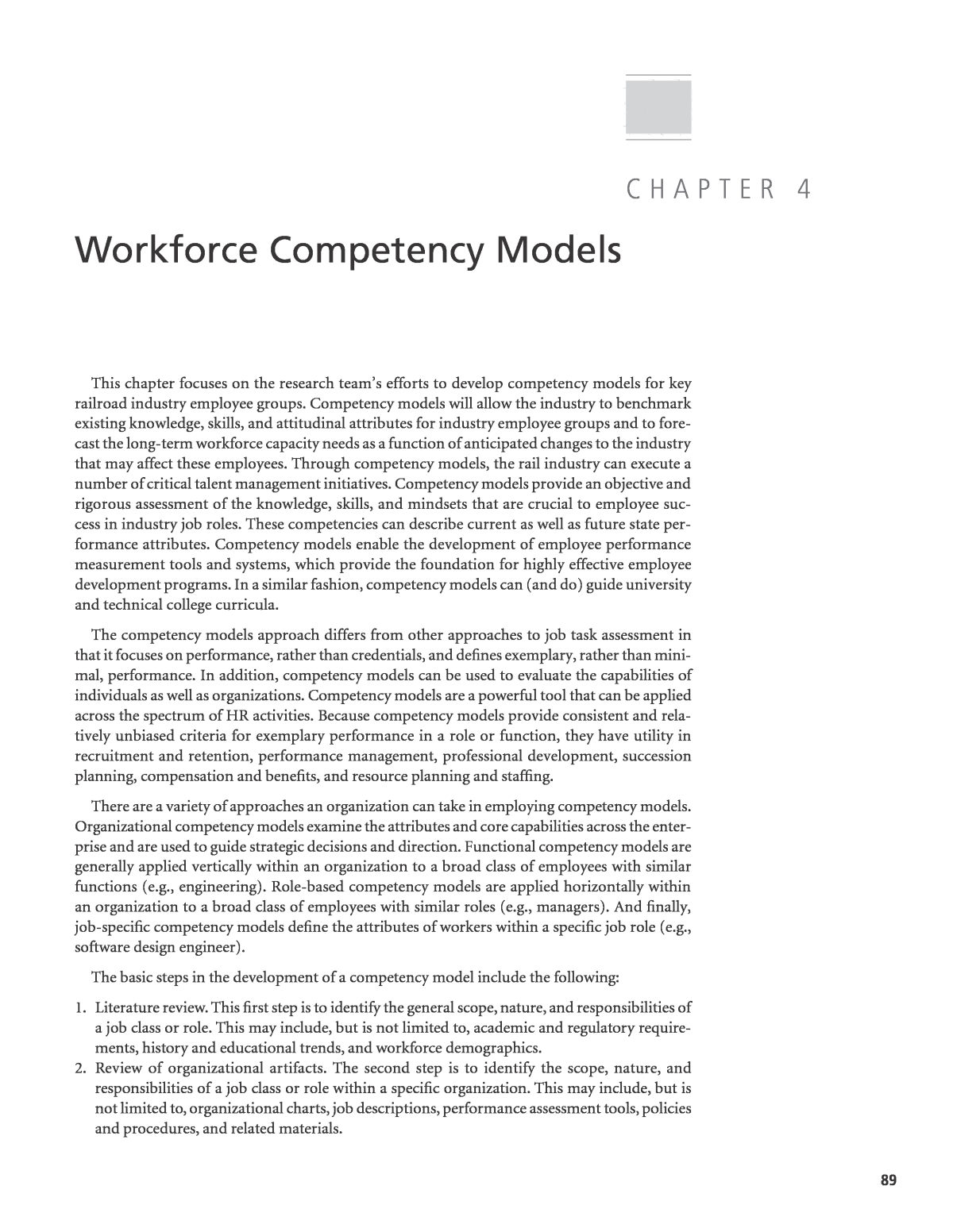 Chapter 22 - Workforce Competency Models  A Guide to Building and With Regard To Merrill Lynch Business Plan Template