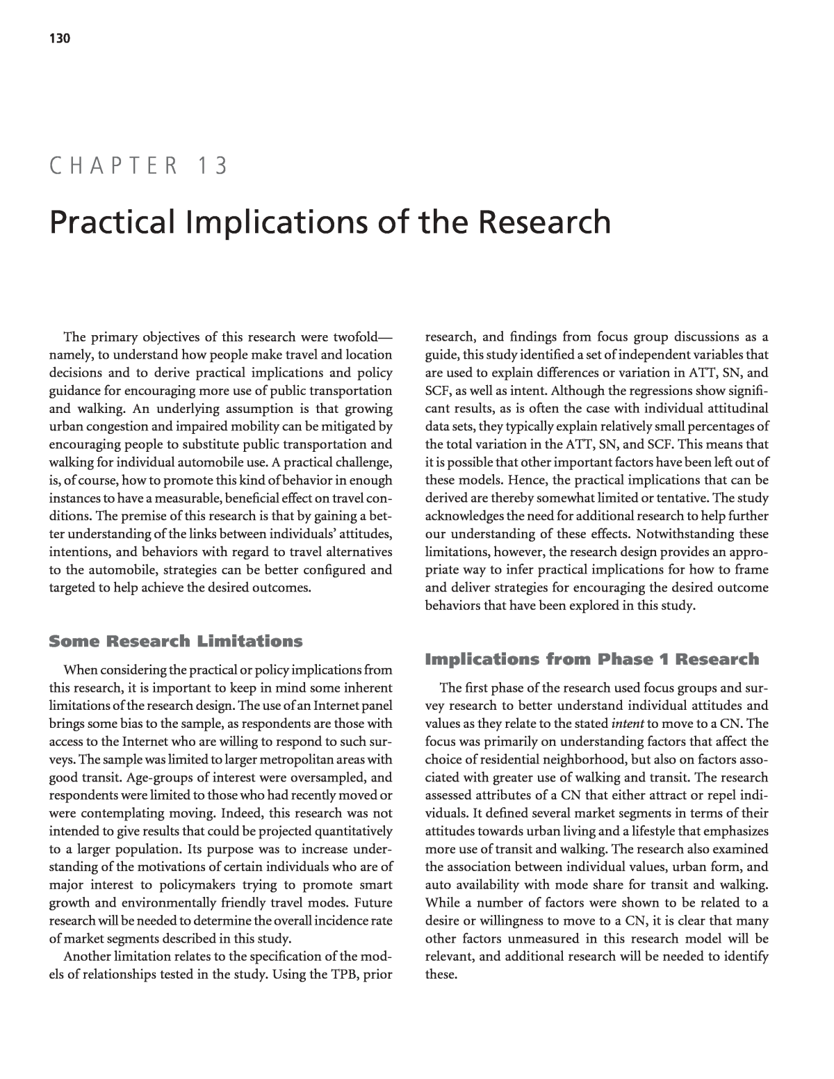 Chapter 16 - Practical Implications of the Research